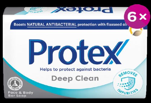 Protex Antibakteriální mýdlo Deep Clean 6x90g