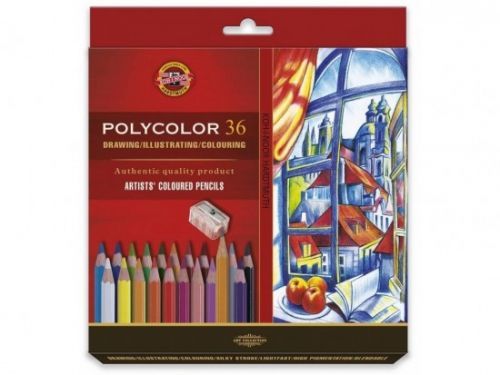 Souprava uměleckých pastelek - Polycolor - 36 ks - Koh-i-noor - 3835