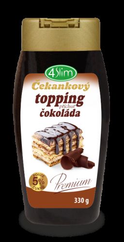 4Slim Čekankový topping - příchuť čokoláda 330 g