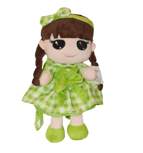 Tulilo Tulilo Dětský batůžek panenka Kajka - zelený