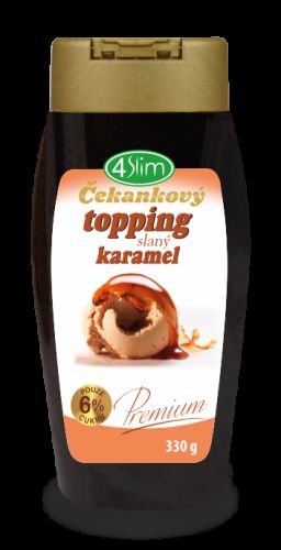 4Slim Čekankový topping - příchuť slaný karamel 330 g