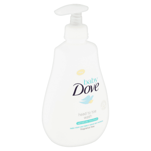 Dove Baby dětský mycí gel bez parfemace pro celé tělo a vlásky v pumpičce 400ml
