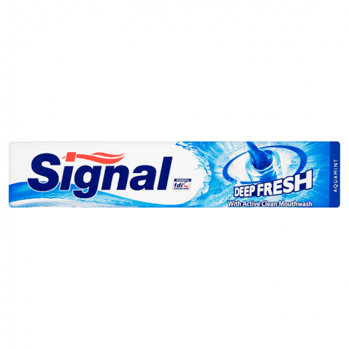 Signal Deep Fresh zubní pasta pro svěží dech příchuť Aqua Mint 75 ml