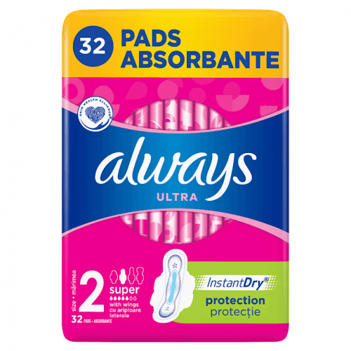 Always Ultra Super Plus Dámské hygienické vložky 32 ks