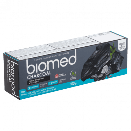 BIOMED Charcoal s černým uhlím zubní pasta 100 g