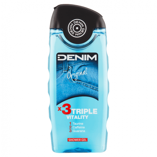 Denim Original Triple Vitality energizující sprchový gel 250 ml pro muže