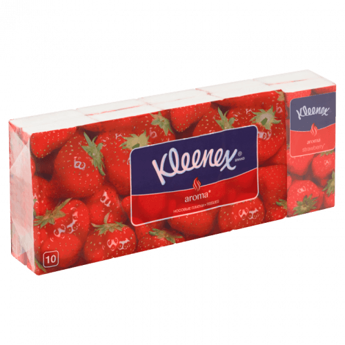 KLEENEX veltie jahoda(8+2*10kapesníčků/10*10/10+2*10