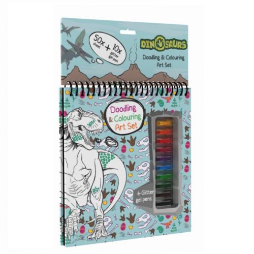 Dinosauři - Blok s gelovými pery