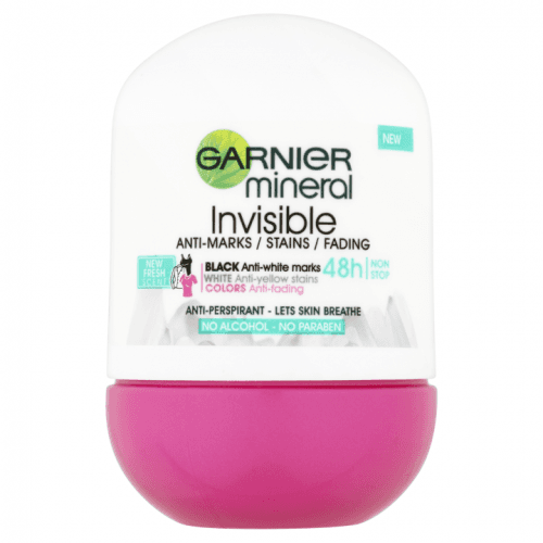 Garnier Mineral Invisible Fresh Roll-on 50 ml dámský antiperspirant