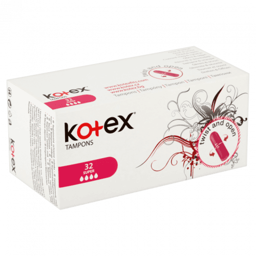 Kotex Super tampony 3 x 16 kusů 2 + 1 balení 48 kusů