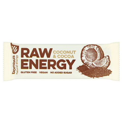 Bombus Raw Energy 50g příchuť: meruňka/kešu 50 g