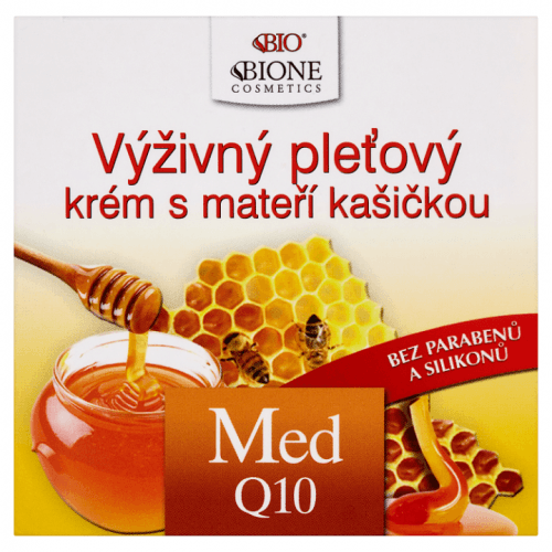 Bione Cosmetics Honey + Q10 výživný krém s mateří kašičkou 51 ml