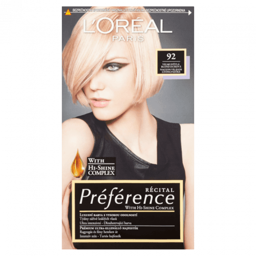 Loreal Paris Barva na vlasy Féria Préférence 92 Iridescent Blonde
