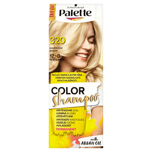 Schwarzkopf Palette Color Shampoo barva na vlasy Zesvětlovač 320