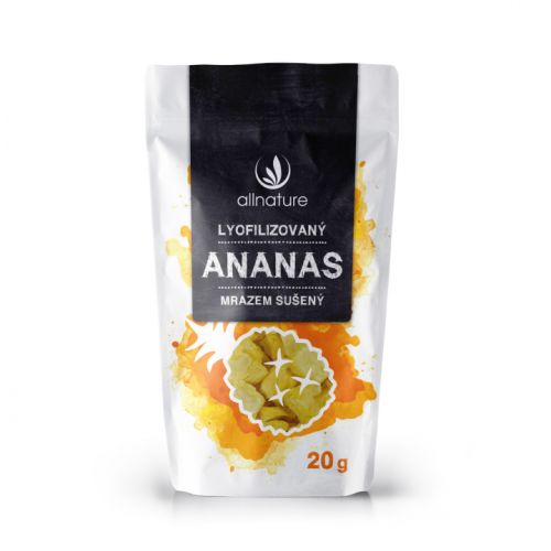Allnature Lyofilizovaný Ananas mrazem sušený 20g