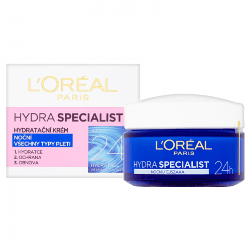 L'Oréal Paris Hydra Specialist 50 ml noční hydratační pleťový krém pro ženy