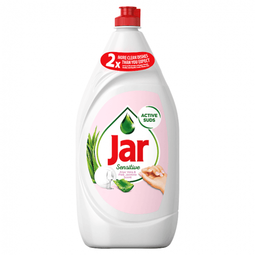 Jar Sensitive Aloe Vera&Pink Jasmin tekutý prostředek na nádobí 1350 ml