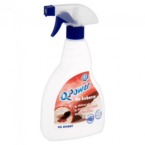 Q power čistič na koberce, 500ml