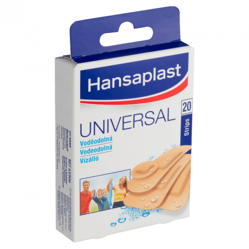 Hansaplast Universal Waterproof Plaster voděodolné náplasti 20 ks