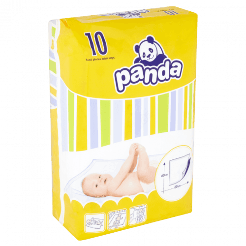 Dětské přebalovací podložky Panda - 4 x 10 ks