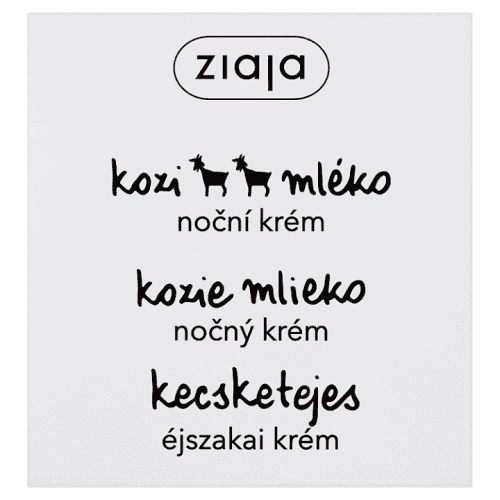 Ziaja Noční regenerační krém pro suchou pleť Goat`s Milk 50 ml