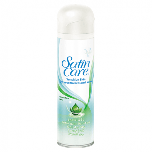 Satin Care Sensitive Aloe Vera Glide Gel Na Holení 200ml