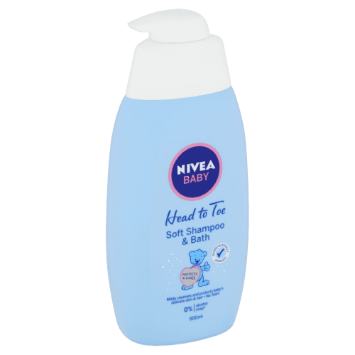 NIVEA Baby šampon a pěna do koupele 2v1 500ml 86263