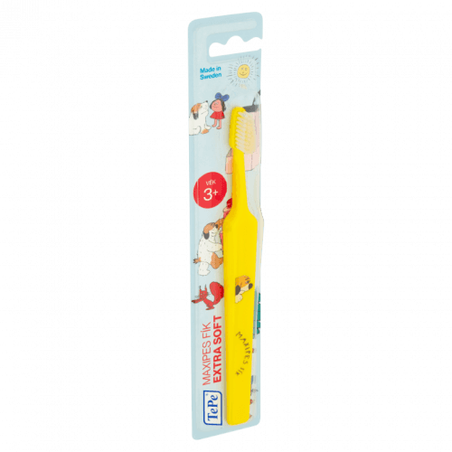 TePe Extra jemný dětský zubní kartáček Kids ZOO (Extra Soft) 1 ks