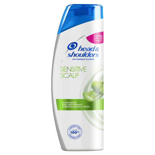 Head & Shoulders Sensitive Scalp Šampon proti Lupům 400 ml Každodenní Použití. Čistota