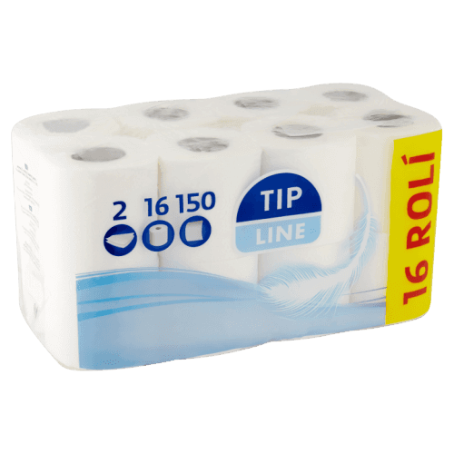 Tip Line Jemný 2-vrstvý toaletní papír 16 ks