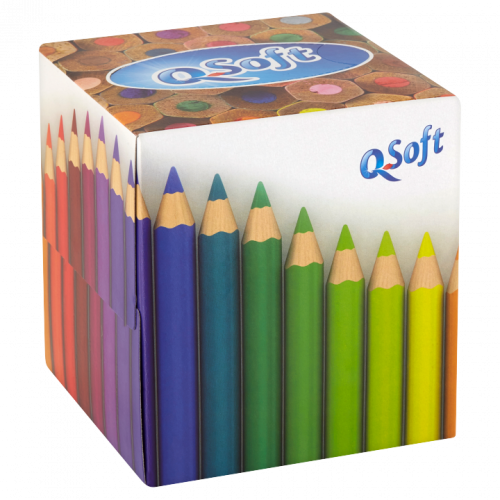Q-Soft Papírové kapesníčky 3 vrstvé 60 ks