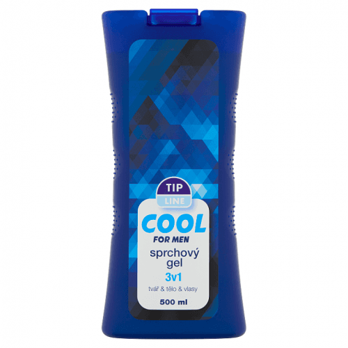 Tip Line Cool for Man Sprchový gel tvař & tělo & vlasy 500ml