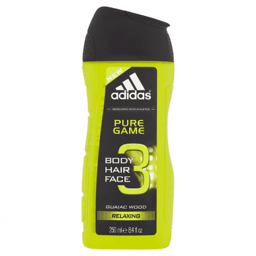 Adidas Pure Game 2 v 1 pánský sprchový gel na tělo a vlasy 250 ml