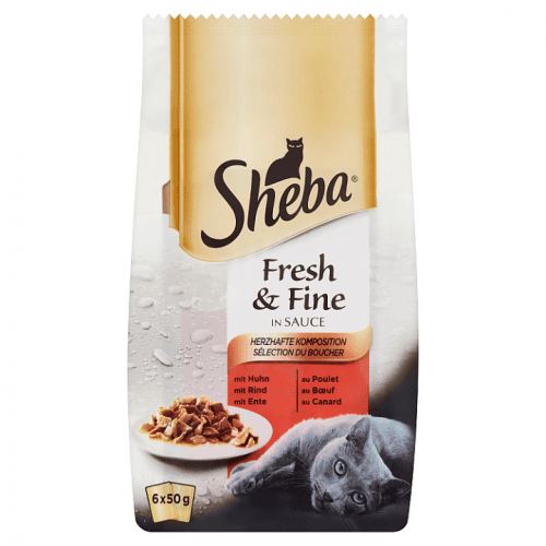 Sheba kapsa Fresh Fine Exkluzivní výběr 6x50g