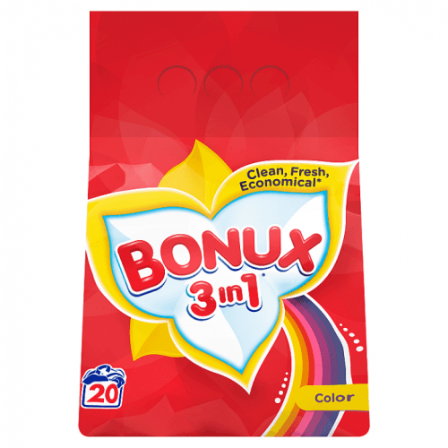 Prací prášek Bonux Color 1,5kg 20PD