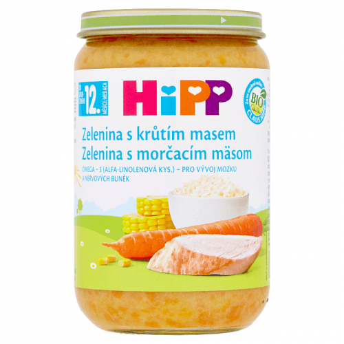 HIPP DĚTSKÉ MENU zel.s krocan.masem 220g CZ6813