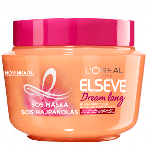 L’Oréal Regenerační Maska Pro Poškozené Dlouhé Vlasy Elseve Dream Long (Sos Mask) 300 Ml