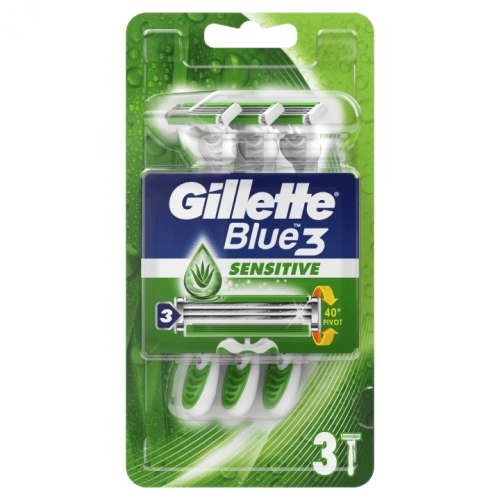 Gillette Blue 3 Special Edition pohotová holítka se zvlhčujícím páskem 3 ks