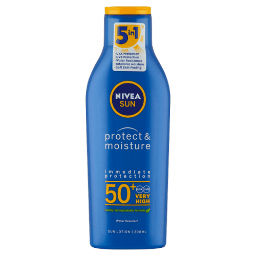NIVEA SUN Hydratační mléko na opalování OF50 200 ml