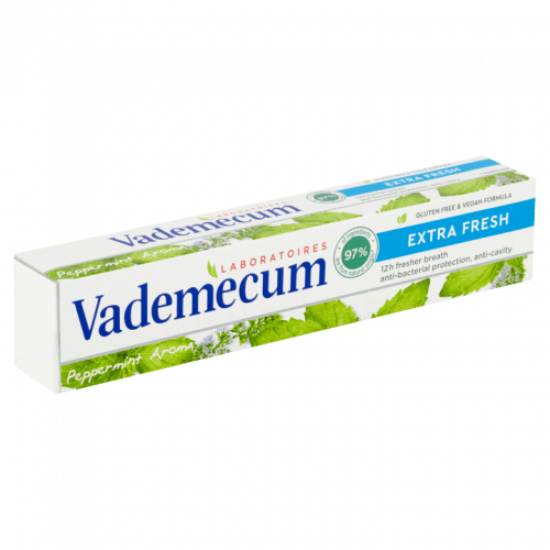 Vademecum Ultra Fresh 16 zubní pasta pro svěží dech příchuť Eucalyptus & Mint (Anti-Caries, Antibacterial Protection) 75 ml