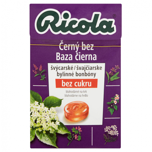 RICOLA Černý Bez 40g bez cukru