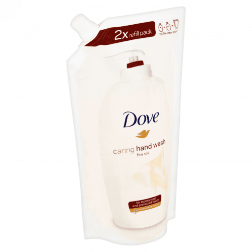 Dove Hedvábné tekuté mýdlo Supreme Fine Silk (Beauty Cream Wash) Náhradní náplň 500 ml