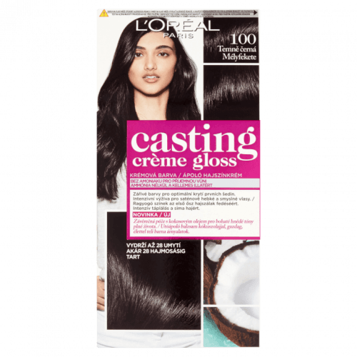 Loreal Paris Barva na vlasy Casting Crème Gloss 100 Temně černá