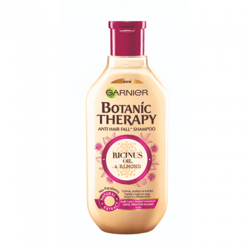 Garnier Posilující šampon s ricinovým a mandlovým olejem pro slabé a lámající se vlasy Botanic Therapy (Fort