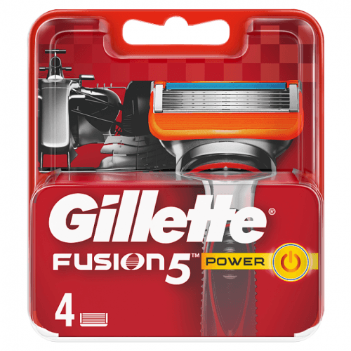 Náhradní hlavice Gillette FUSION POWER 4ks