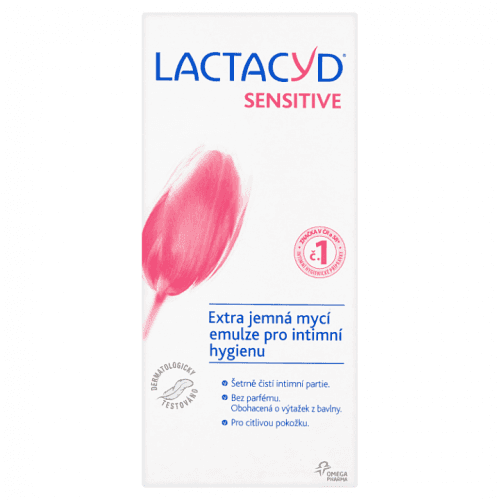 LACTACYD Intimní mycí emulze Sensitive 200 ml