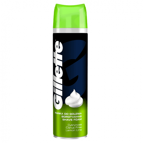 Gillette pěna na holení citrónová 200 ml (sv.zelená)