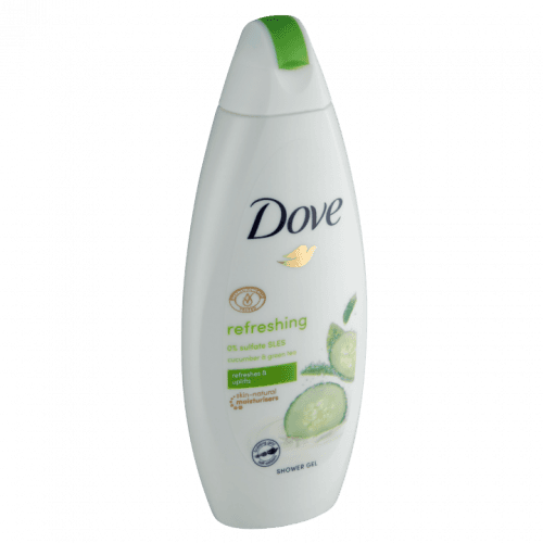 Dove Refreshing Cucumber & Green Tea dámský osvěžující sprchový gel 250 ml pro ženy
