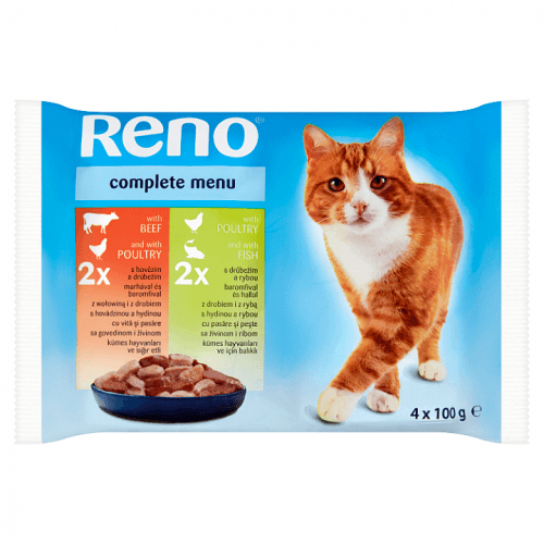 RENO kapsa CAT 4-pack 100g-10835