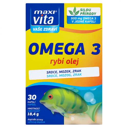 Maxivita Omega 3 rybí olej 30 tablet